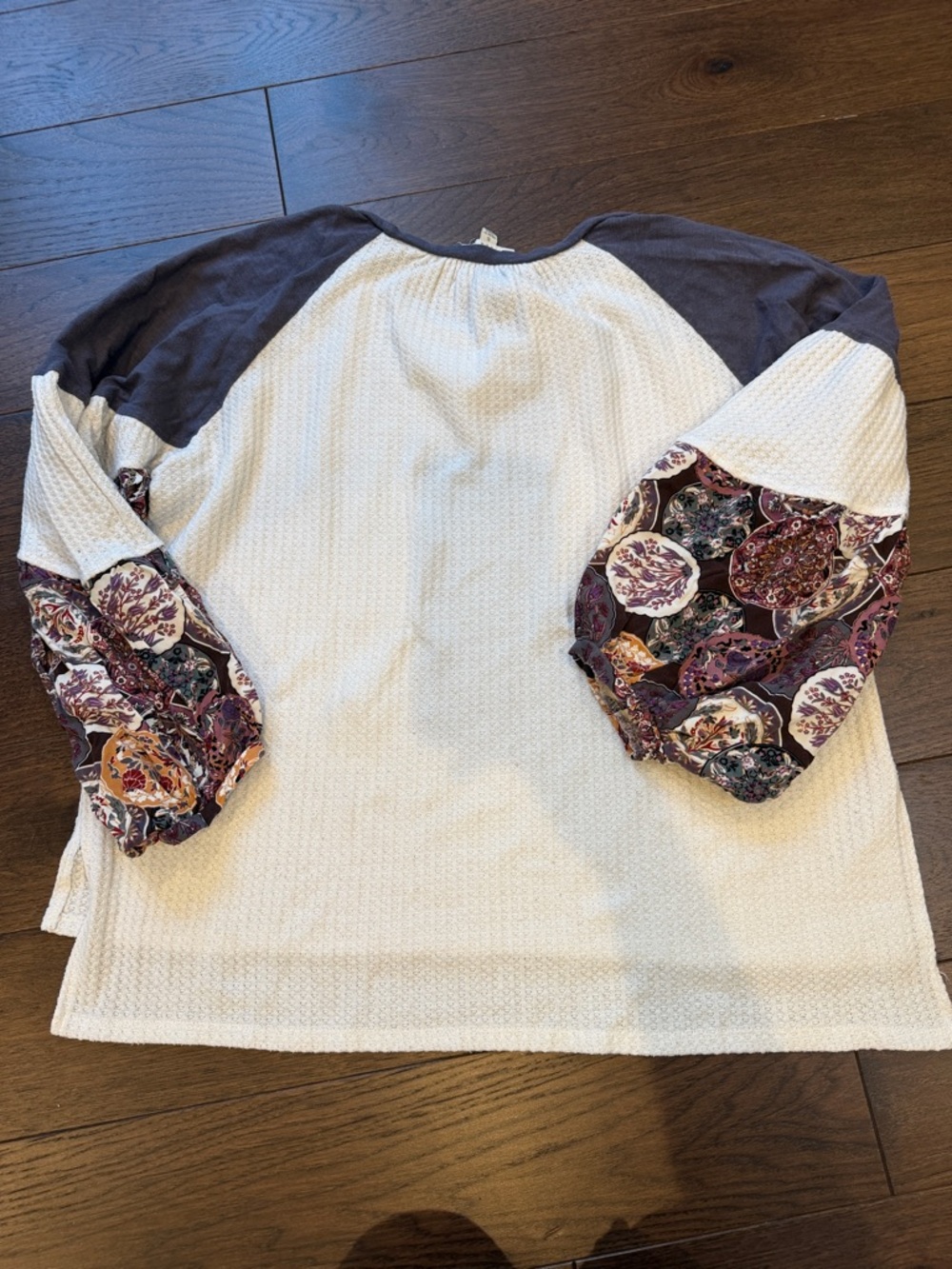 Umgee Waffle Knit Top Sleeves - Small - C33-012 - Picture 6 of 7